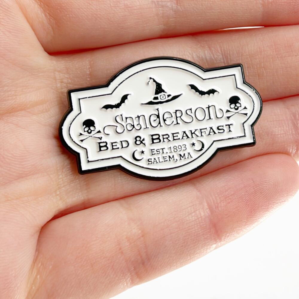 Sanderson Bed & Breakfast Enamel Pin Hocus Pocus Inspired Salem Witchy